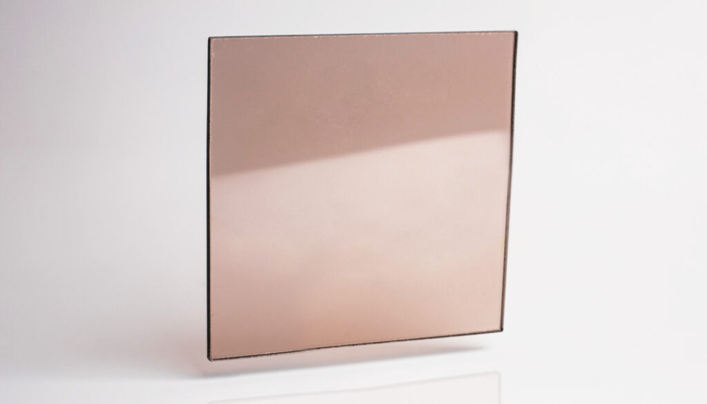 BRONZE TINTED GLASS